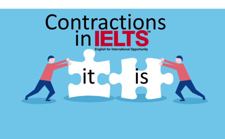 Can We Use Contractions In Ielts Writing